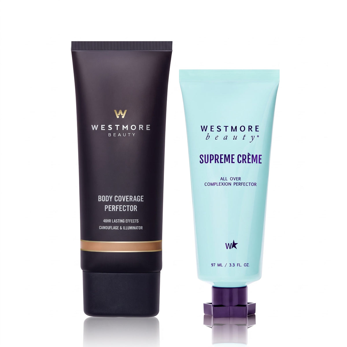 Head-to-Toe Coverage Set - Body Coverage Perfector + Supreme Crème